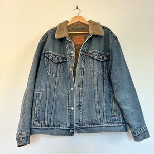 Levi’s Vintage Denim Sherpa Lined Jacket Size: XXL